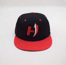 Load image into Gallery viewer, Victory Red Hustlup H logo snapback