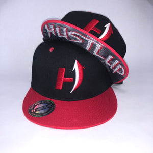 Victory Red Hustlup H logo snapback