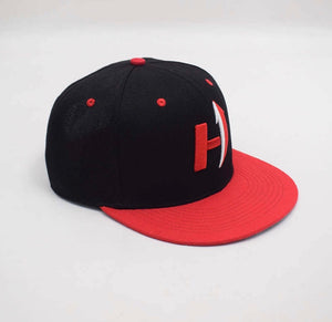 Victory Red Hustlup H logo snapback