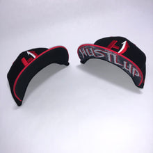 Load image into Gallery viewer, Victory Red Hustlup H logo snapback