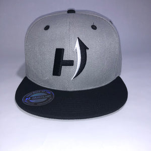 Storm Gray Hustlup Snapback